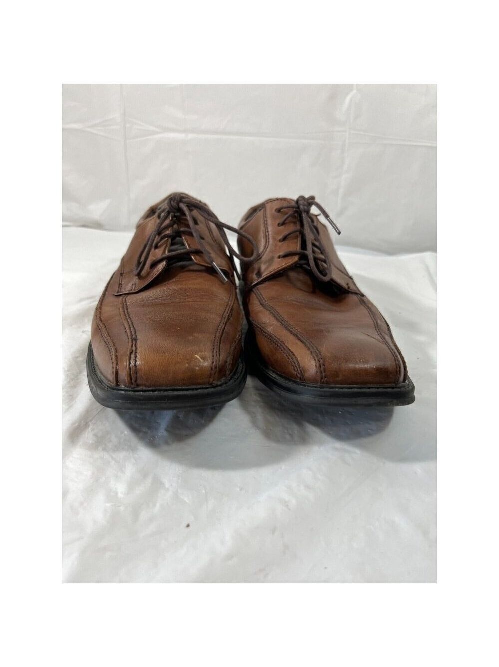 Dockers Mens Size 7.5 M Brown Leather Upper Bicycle Lace Up Oxfords Dress Shoes - Picture 12 of 12